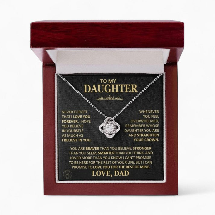 Dad to Daughter Necklace