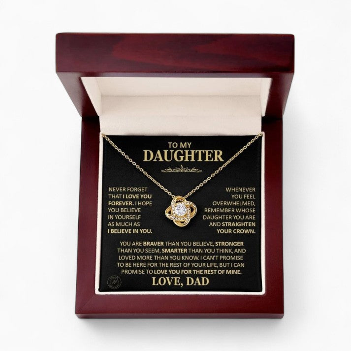 Dad to Daughter Necklace