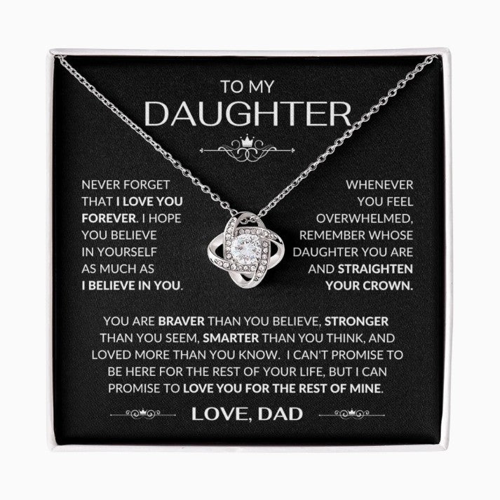 Dad to Daughter Necklace