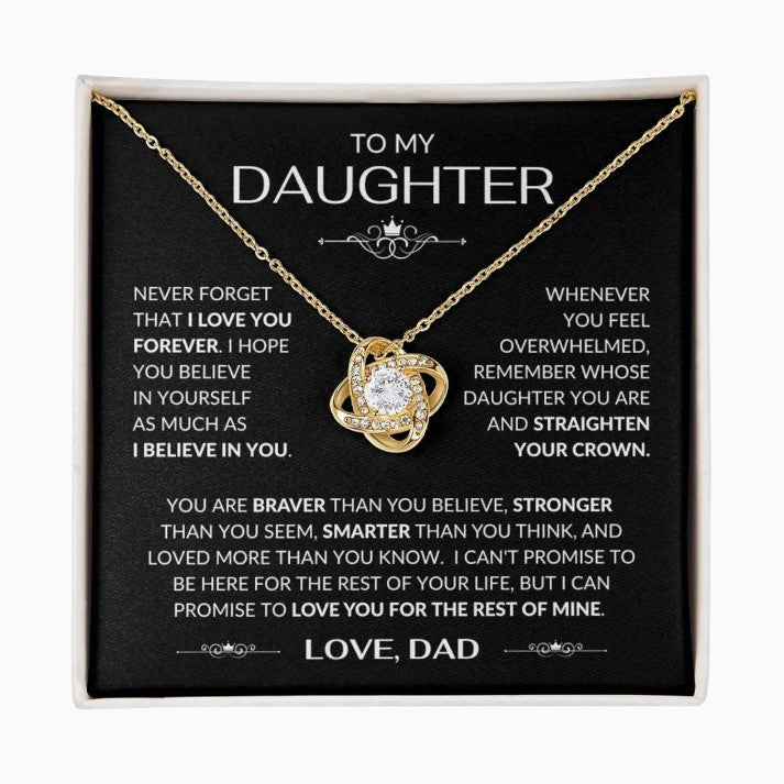 Dad to Daughter Necklace